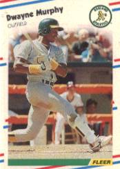 1988 Fleer Baseball Cards      287     Dwayne Murphy